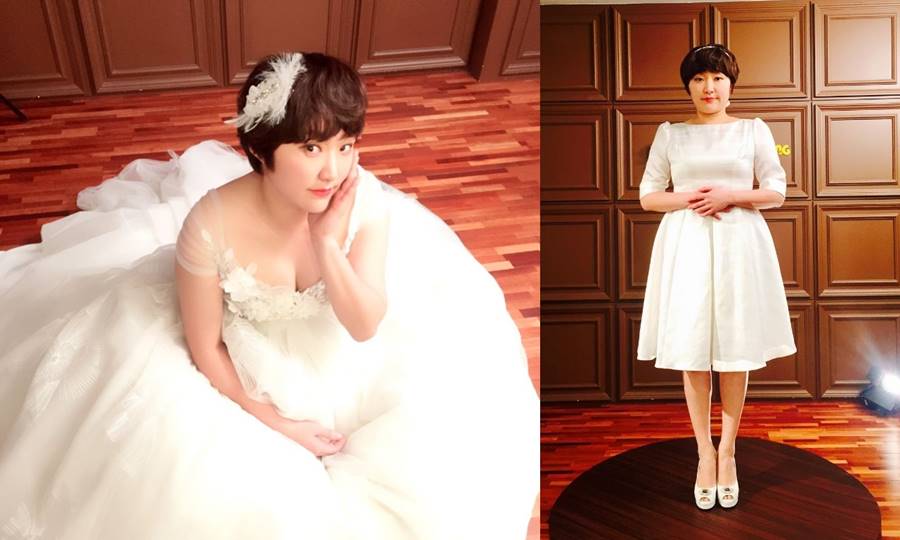 '막돼먹은 영애씨 16' 김현숙, 웨딩드레스 비하인드컷 '매력 폭발'