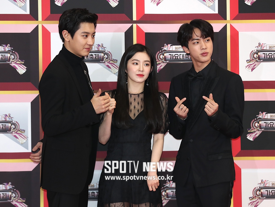 [포토S] 포토월에 오른 KBS 가요대축제 1부 MC들