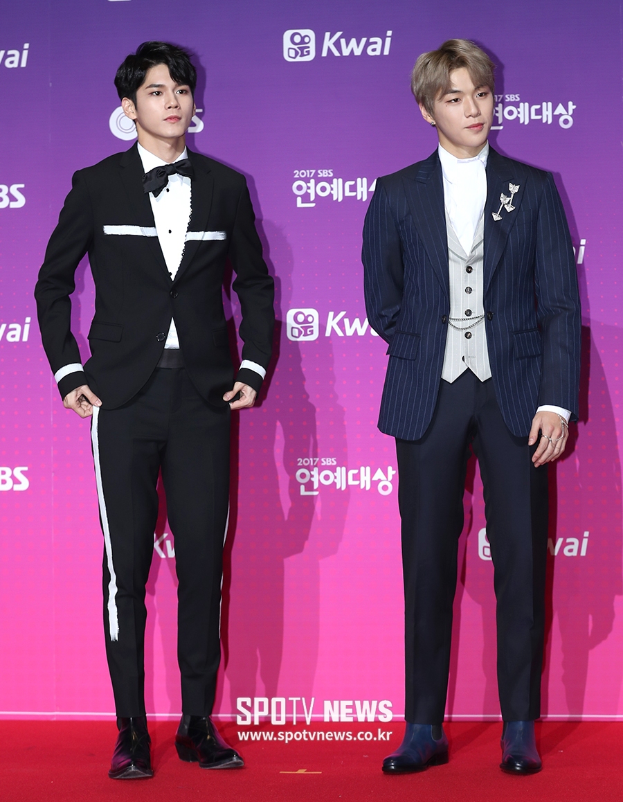 [포토S] 옹성우-강다니엘, 가만히 서 있기만 해도 화보