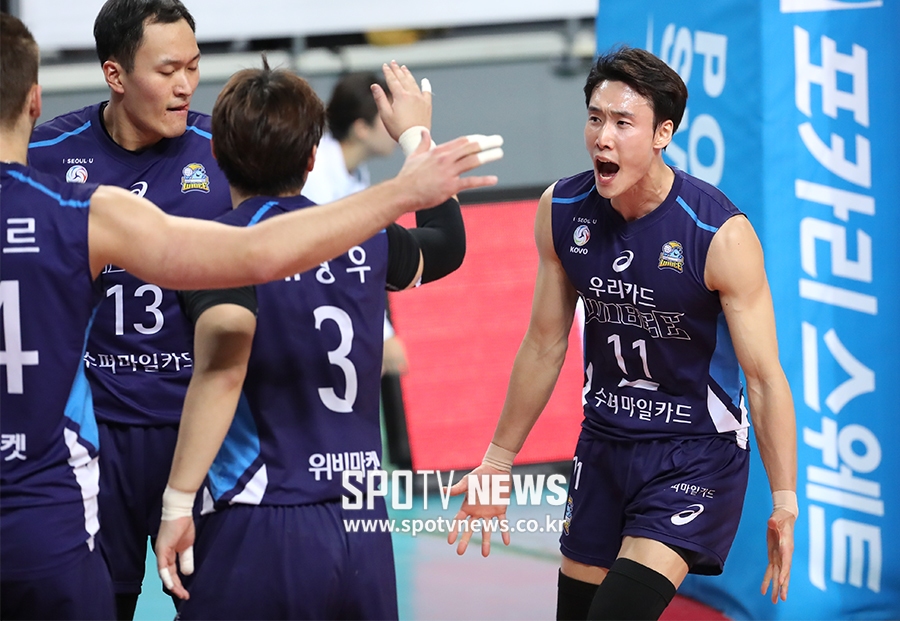[포토S] 최홍석, '아자자!'