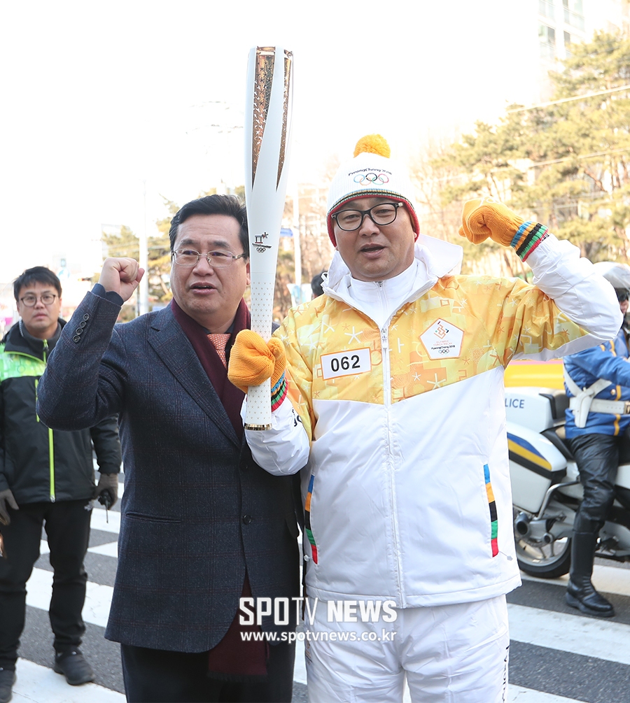 [포토S] 임종택 단장-김진욱 감독, '평창올림픽 파이팅'