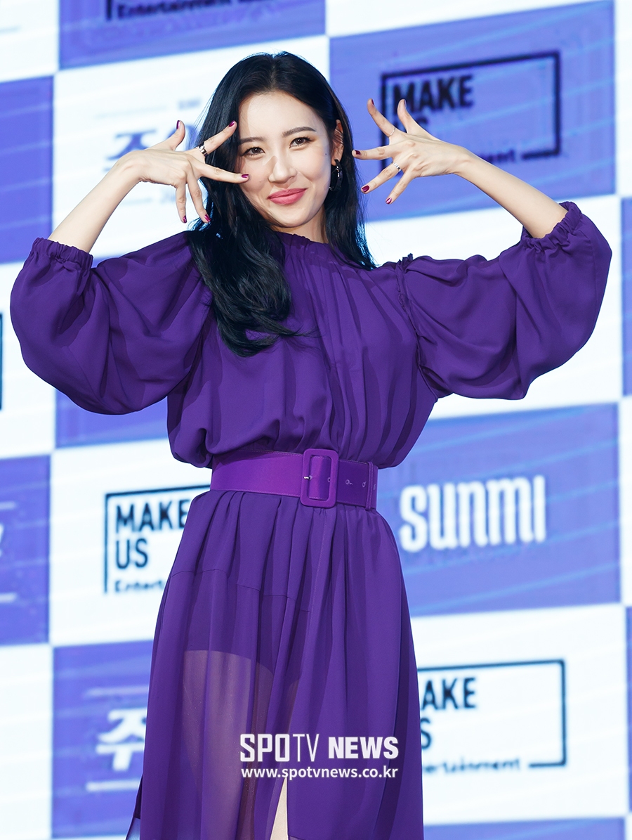 [포토S] 선미, 퍼플 섹시미