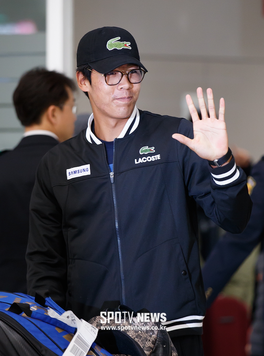[포토S] 정현, 금의환향