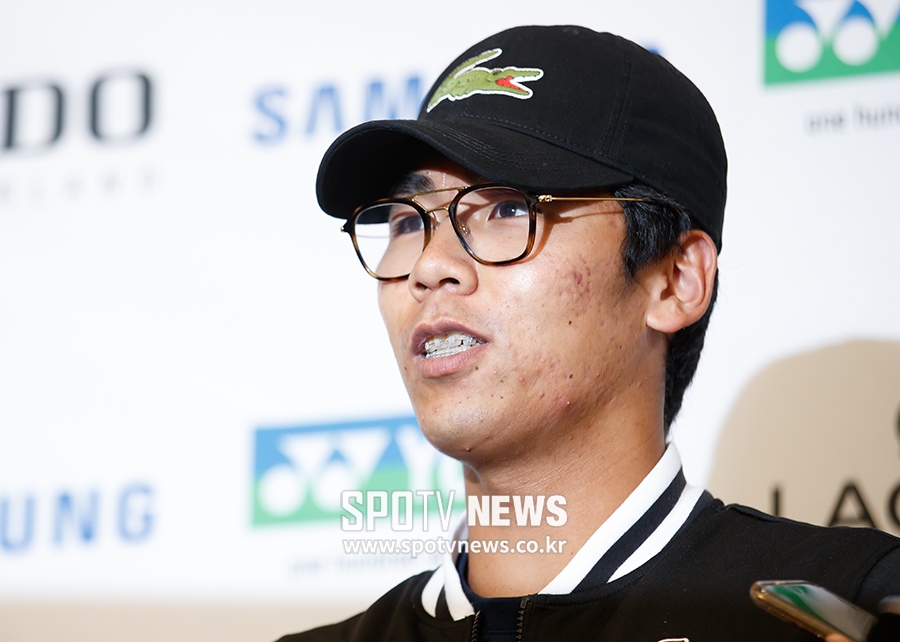 [포토S] 정현, 자신감 넘치는 인터뷰