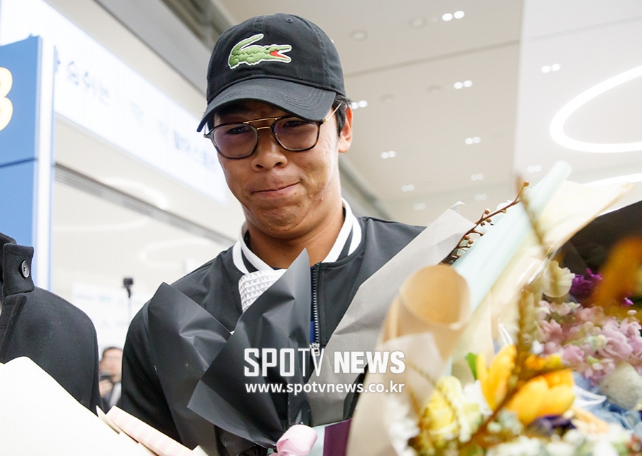 [포토S] 정현, '이제는 집으로'