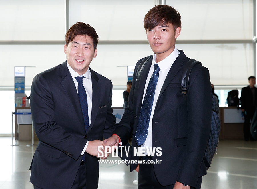 [포토S] 나성범, '반가워 왕웨이중'