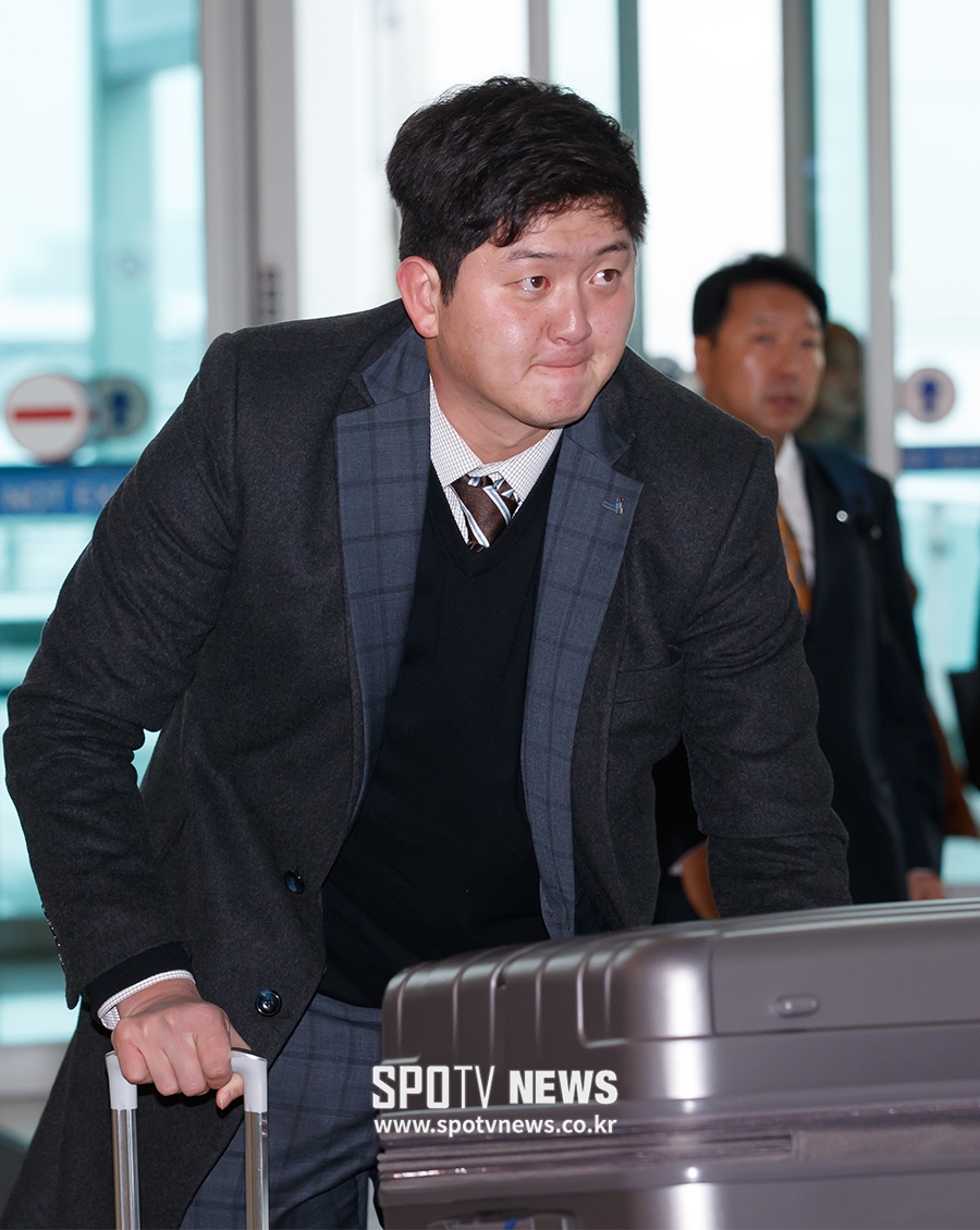 [포토S] 전지훈련 떠나는 두산 장민익