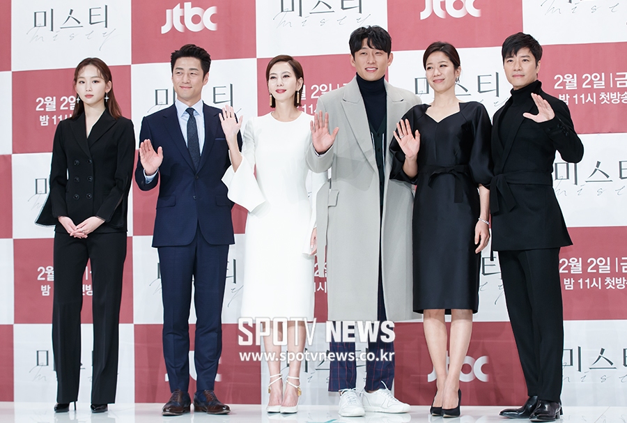[포토S] 무대에 오른 드라마 '미스티' 배우들