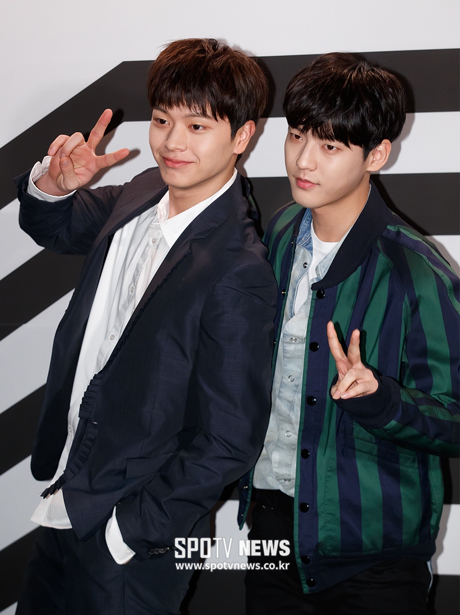 [포토S] 육성재-이민혁, '비투비 대표로 왔어요'