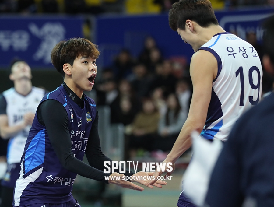 [포토S] 정민수, '경기는 끝나지 않았어'