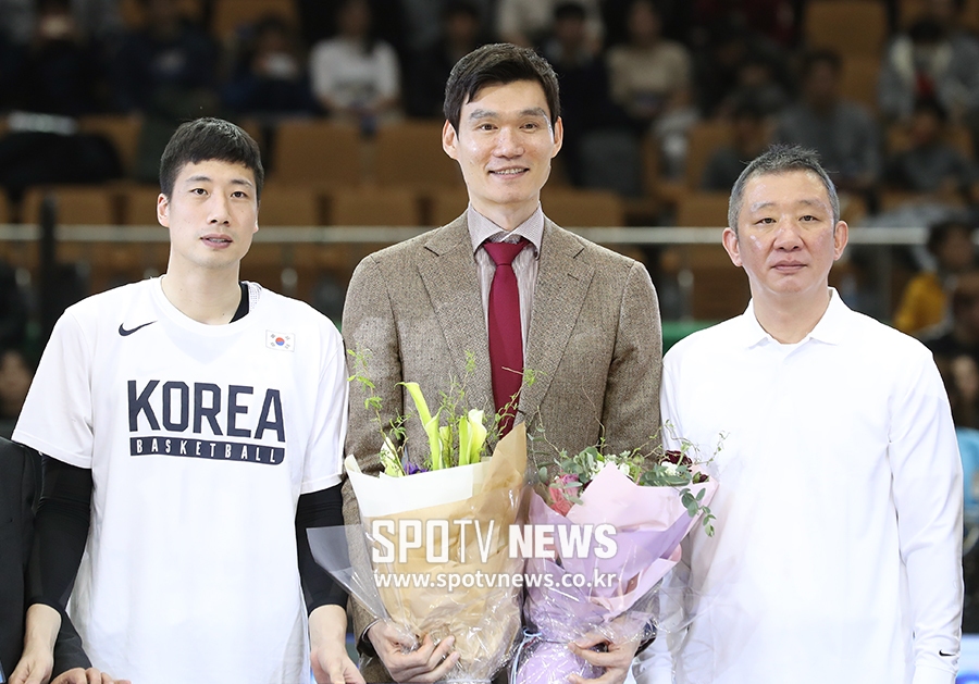 [포토S] '농구 레전드' 김주성, 국가대표 은퇴식