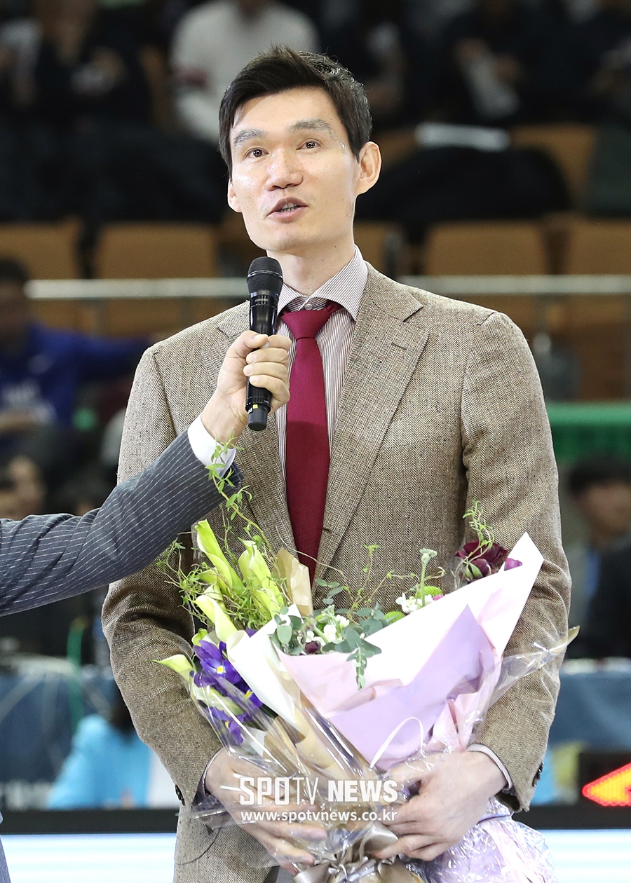[포토S] '국대 은퇴' 김주성, "국가대표로 뛰어 행복했다"