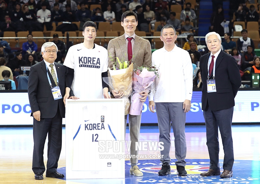 [포토S] '농구 전설' 김주성의 국가대표 은퇴식