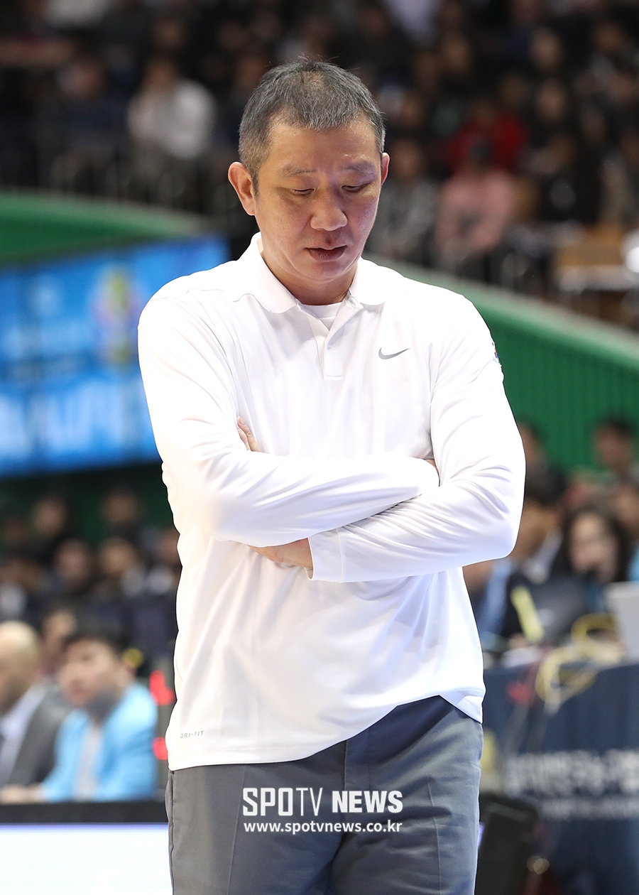 [포토S] 허재 감독, '잘 안풀리네'