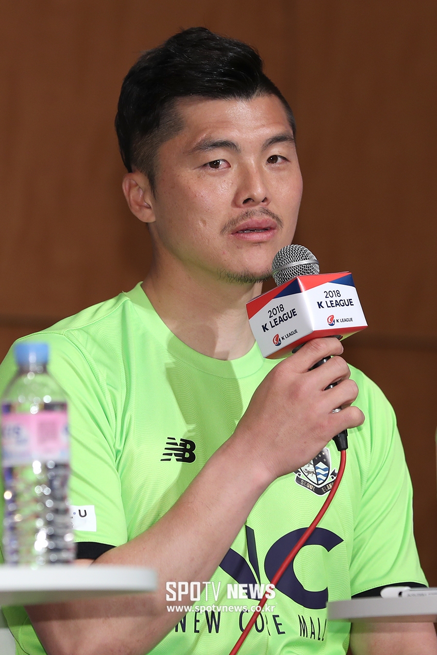 [포토S] 포부 밝히는 서울이랜드 김영광