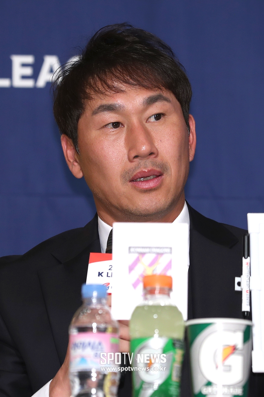 [포토S] 포부 밝히는 전남 유상철 감독