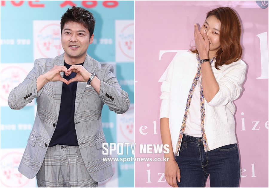 [스토리S] 전현무♥한혜진, 쑥스럽거나 당당하거나! 열애 인정 후 첫 공식 석상 모습은?