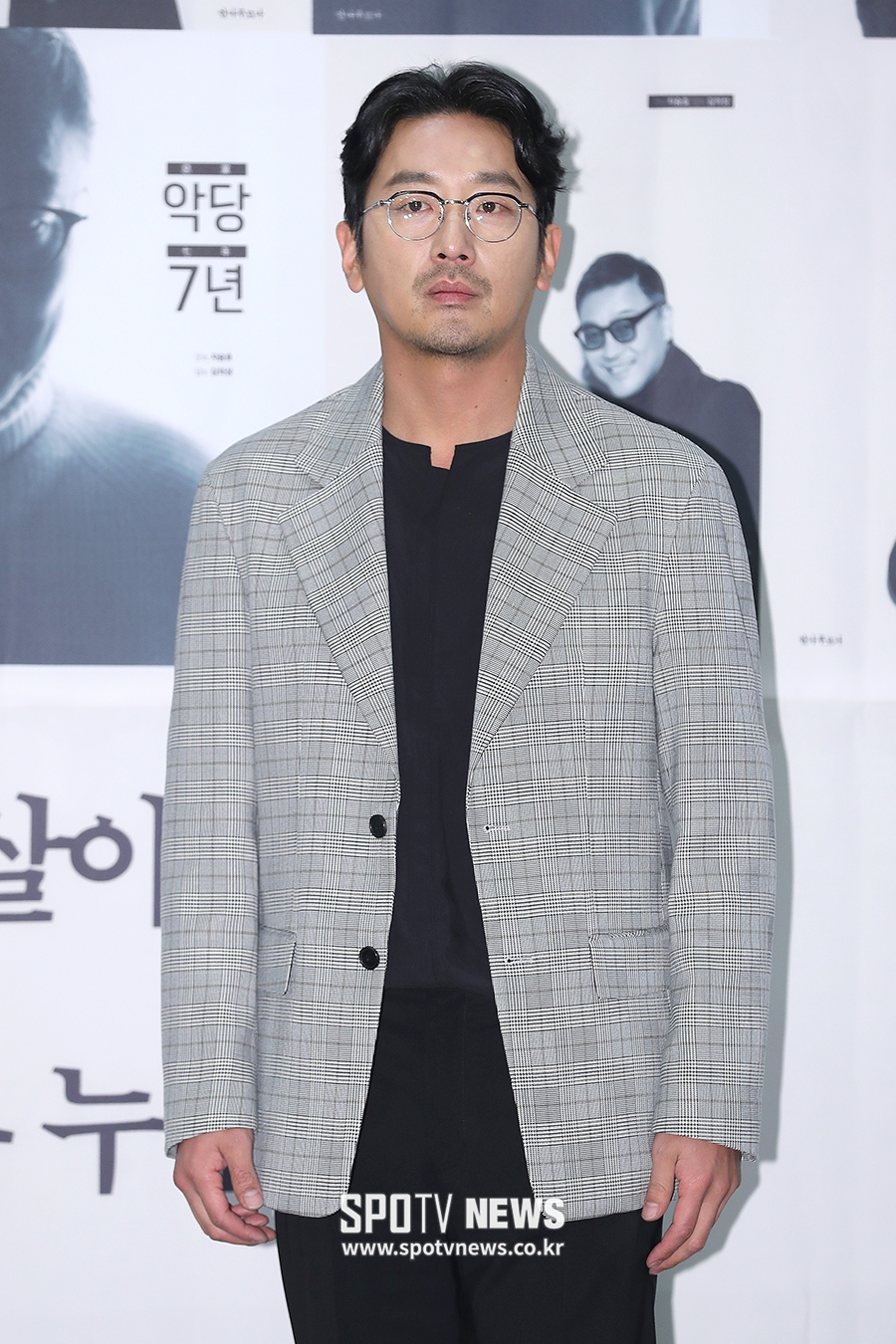 [포토S] 하정우, 체크 재킷으로 깔끔하게