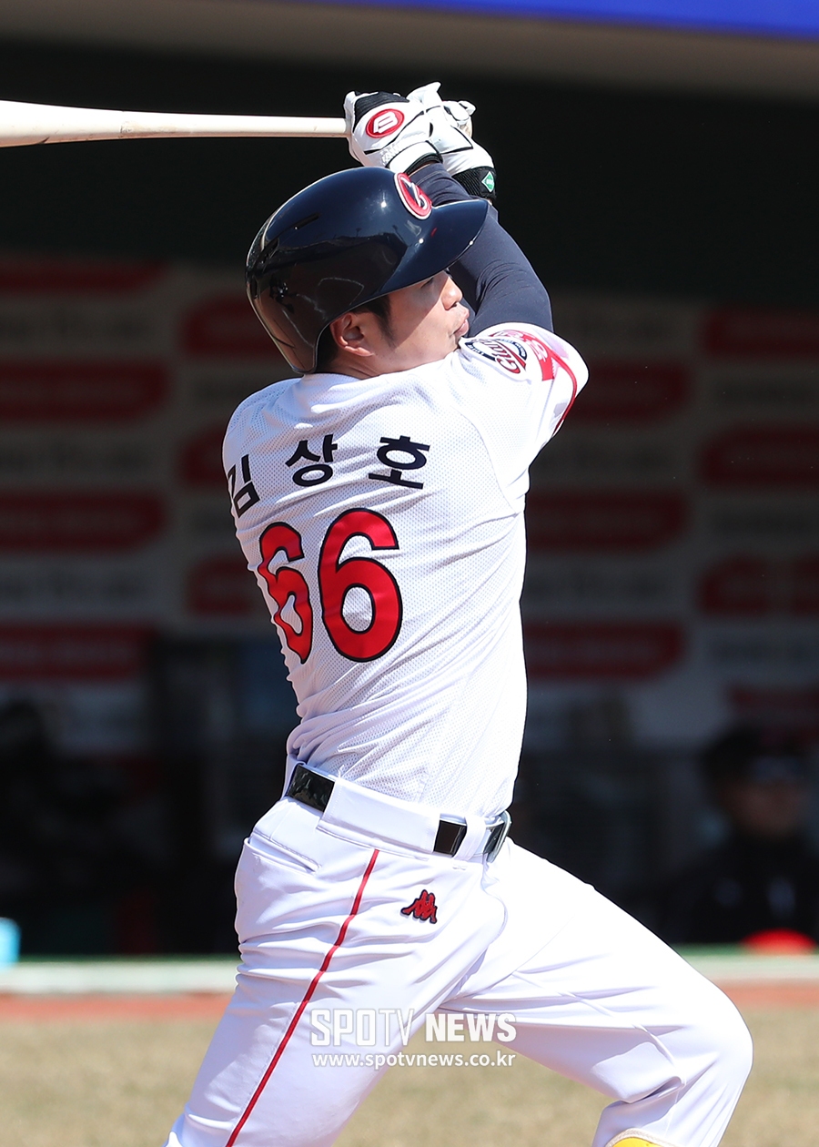 [포토S] 김상호, 시원한 안타!