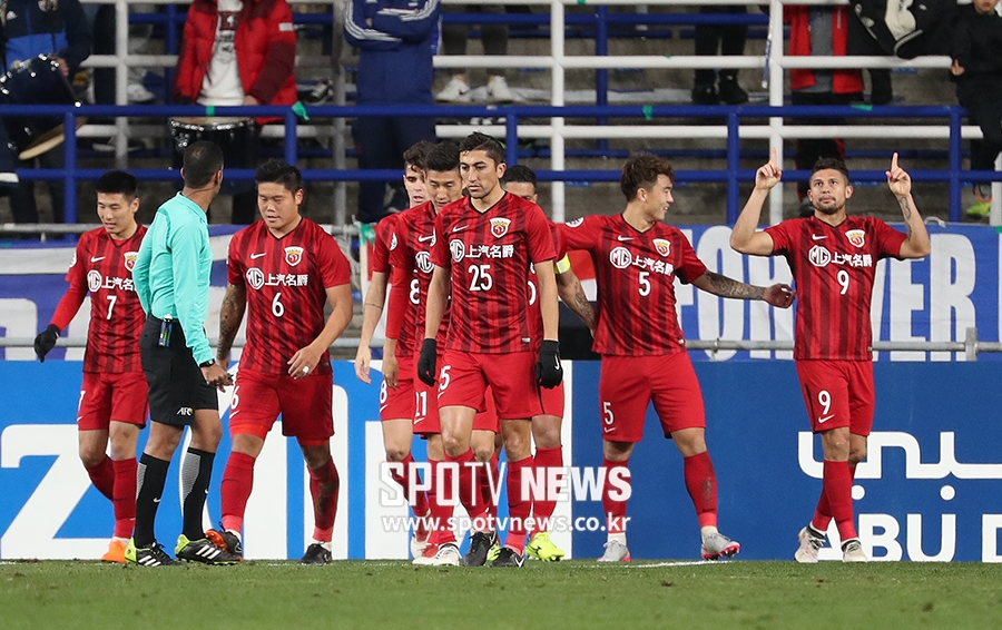 [포토S] 선제골 상하이 상강, '우리가 앞서간다'