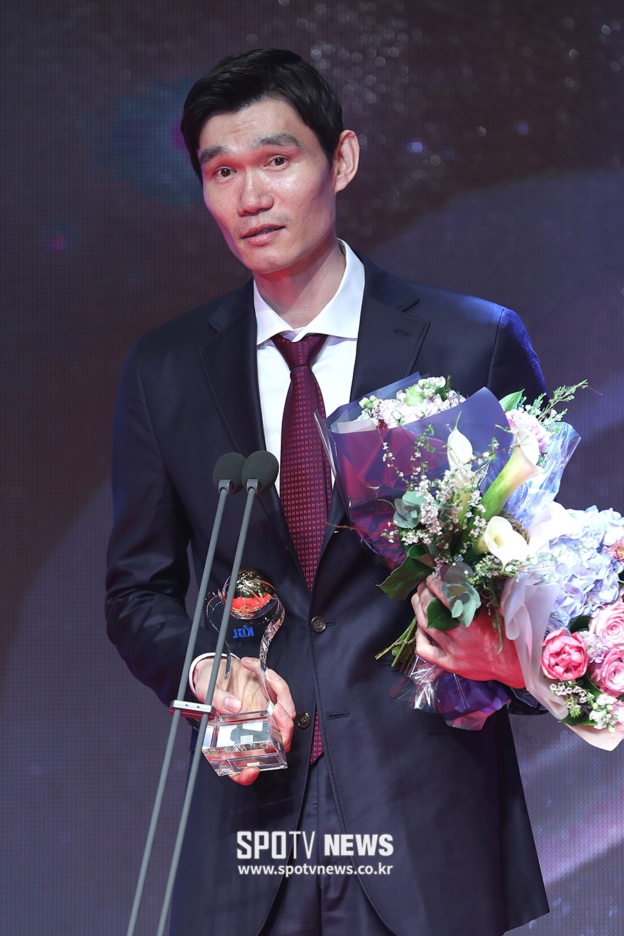 [포토S] 김주성, 식스맨상 수상