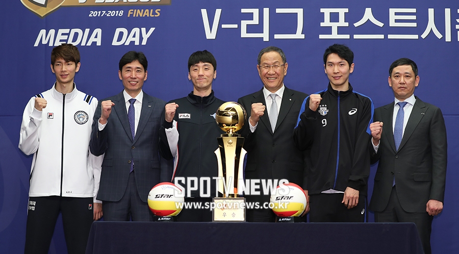 [포토S] 'V리그 남자부, 트로피의 주인공은?'