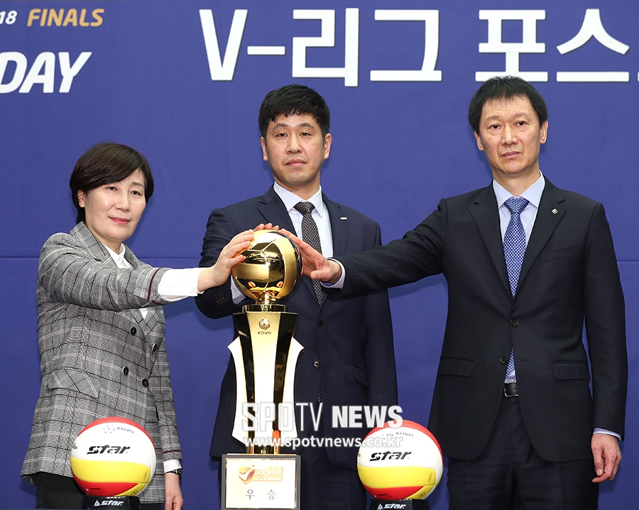 [포토S] 이도희-김종민-이정철 감독, 우승을 향해