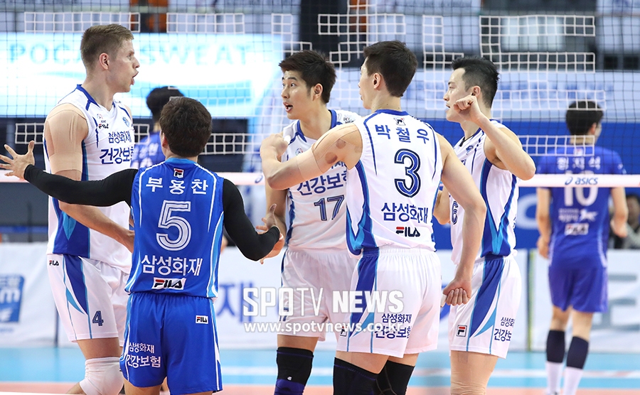 [포토S] 삼성화재, '1차전 승리 가자!'