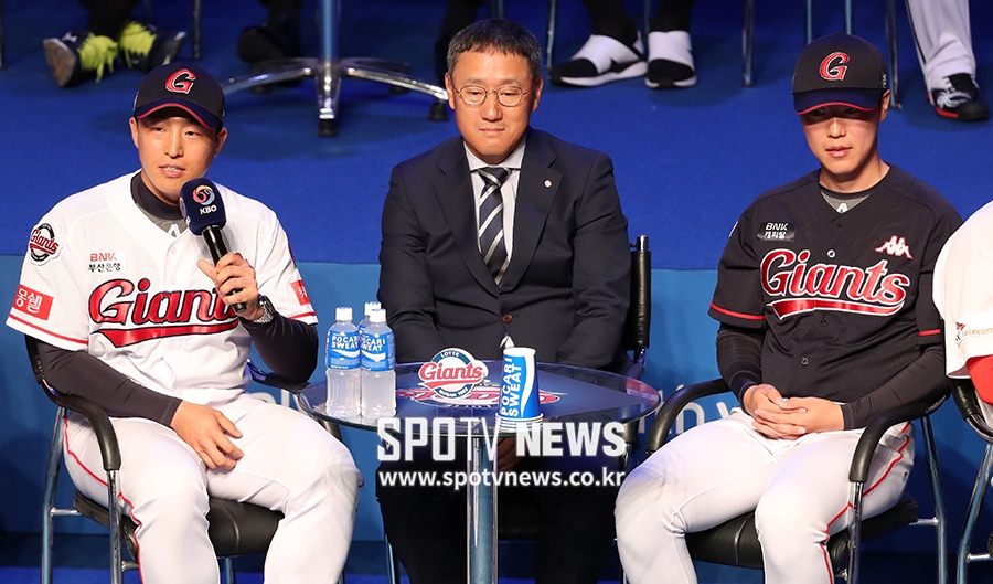 [포토S] 손아섭, "우승하면 '좋니' 부르겠다"