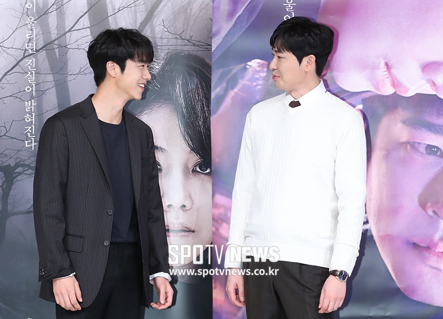 [포토S] 심희섭-강지환, 어색한 눈빛 교환