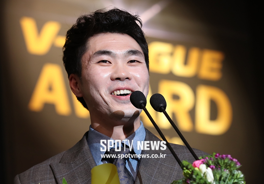 [포토S] 전광인, 예비 신랑의 미소