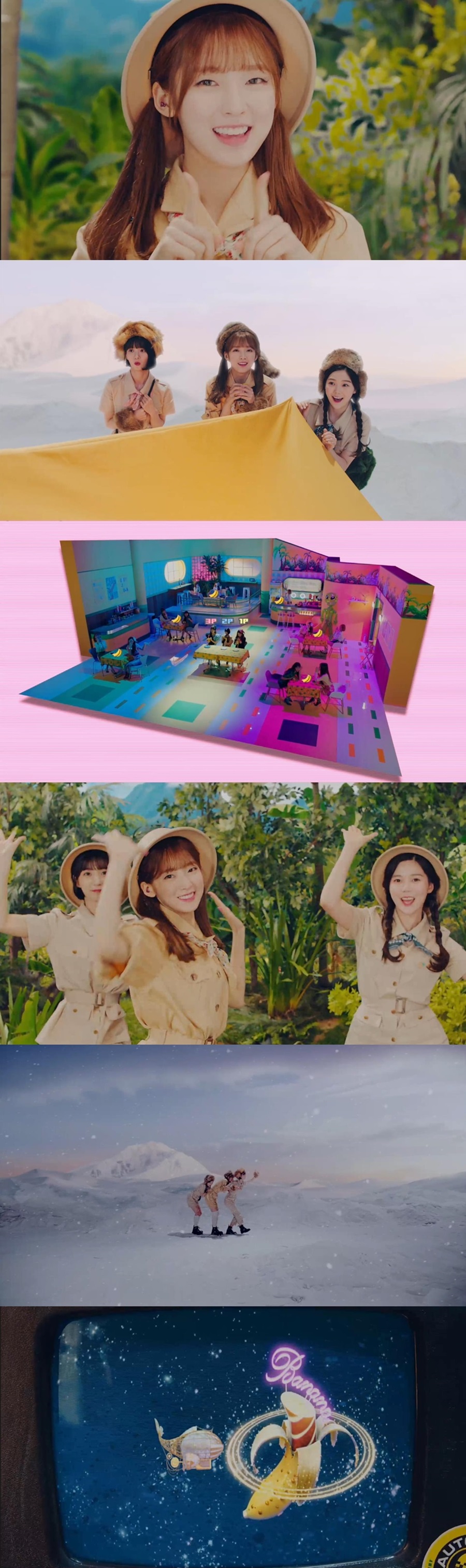 오마이걸 반하나에 반했다…'바나나 알러지 원숭이' MV 100만뷰 돌파