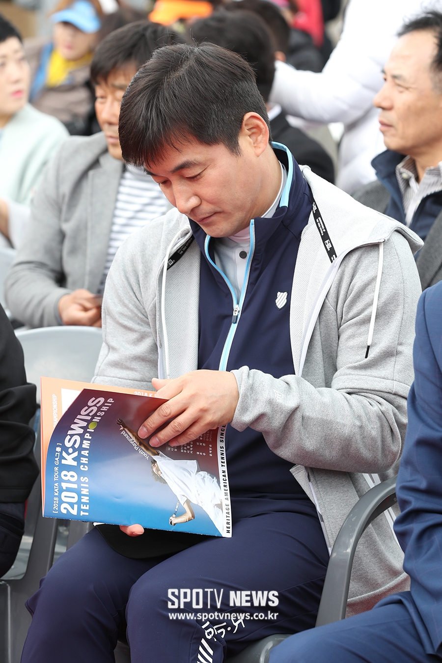 [포토S] 케이스위스 테니스 챔피언십 개회식 참석한 전노민