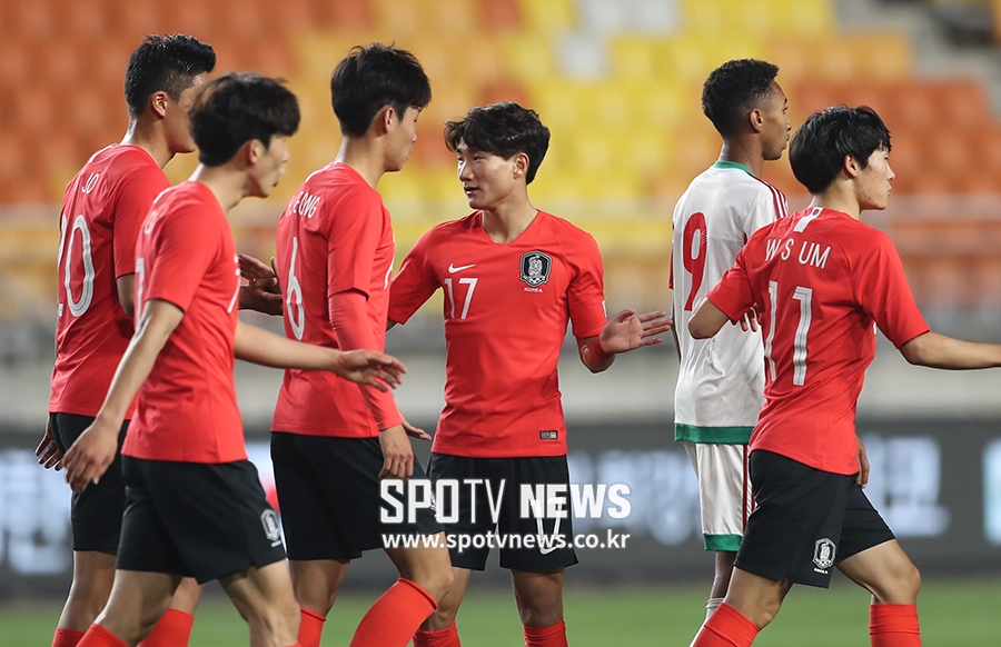 [포토S] JS컵, 승리 거둔 대한민국 선수들