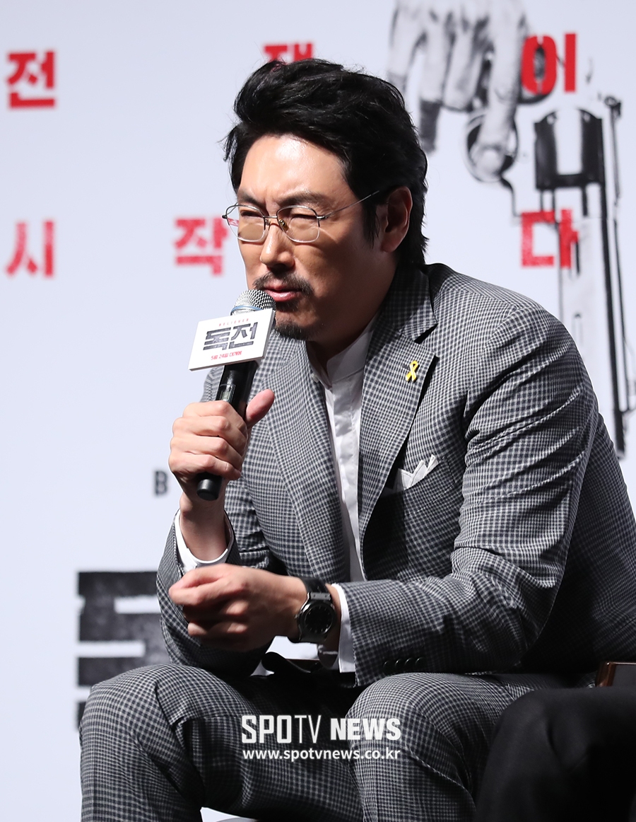 [포토S] 조진웅, 재치있는 인터뷰