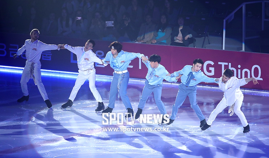 [포토S] '빙판 위 방탄소년단'