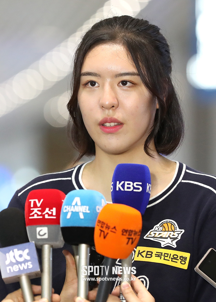 [포토S] 박지수, "후회 없는 도전하겠다"