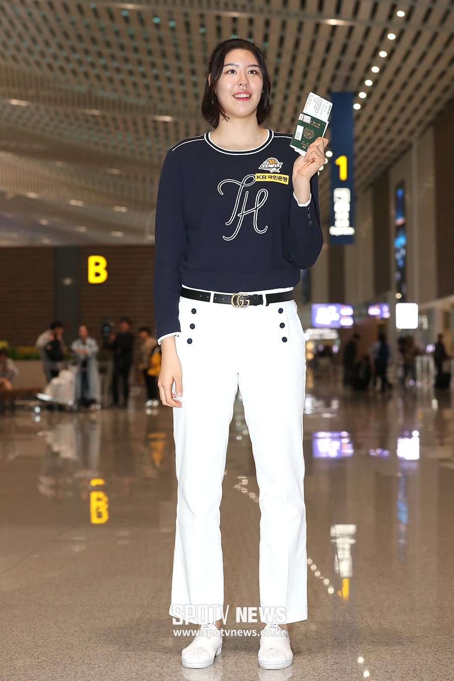 [포토S] 박지수, WNBA 콜 받은 193cm 큰 키