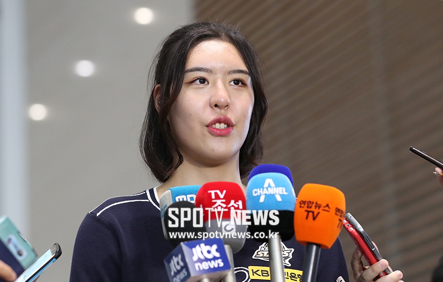 [포토S] 박지수, 꿈의 무대 WNBA 도전