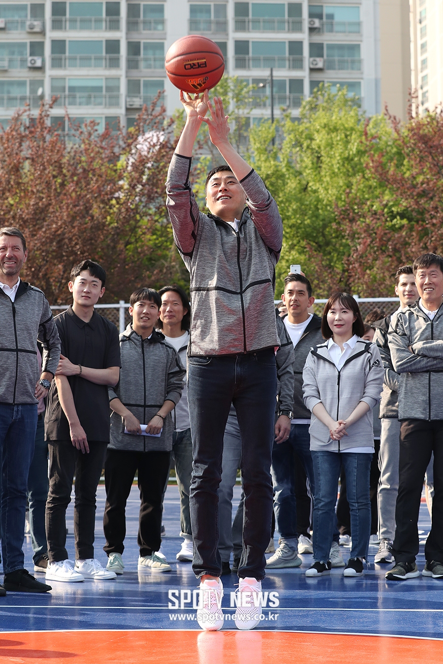 [포토S] 이상민 감독, 완벽한 3점슛