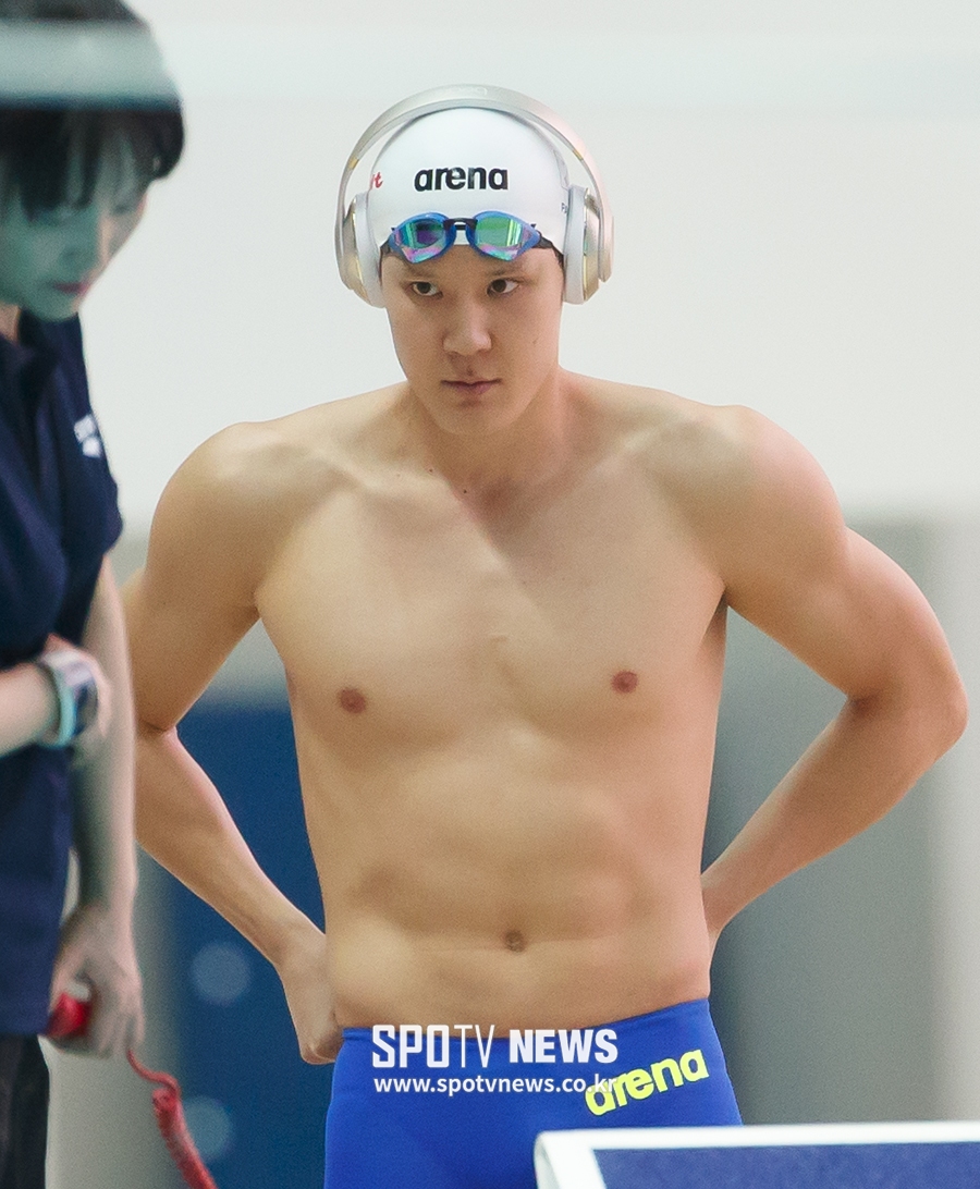 [포토S] 박태환, 출전 준비 완료