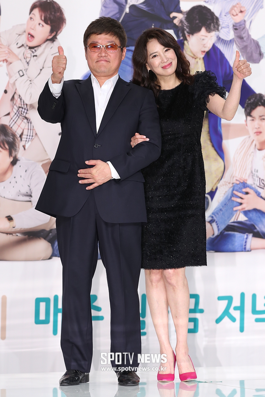 [포토S] 최재성-심혜진, '중년 로맨스 기대해 주세요~'