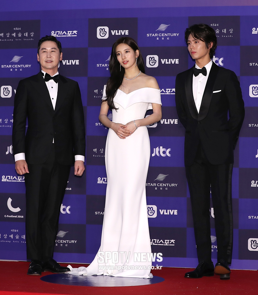 [포토S] 신동엽-수지-박보검, 백상예술대상 MC!
