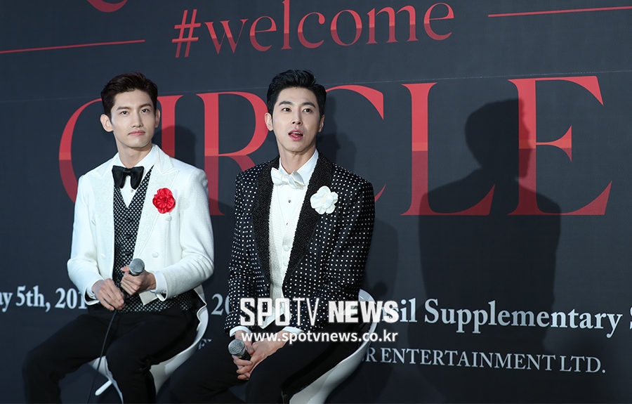 [포토S] 콘서트 기자회견 연 동방신기