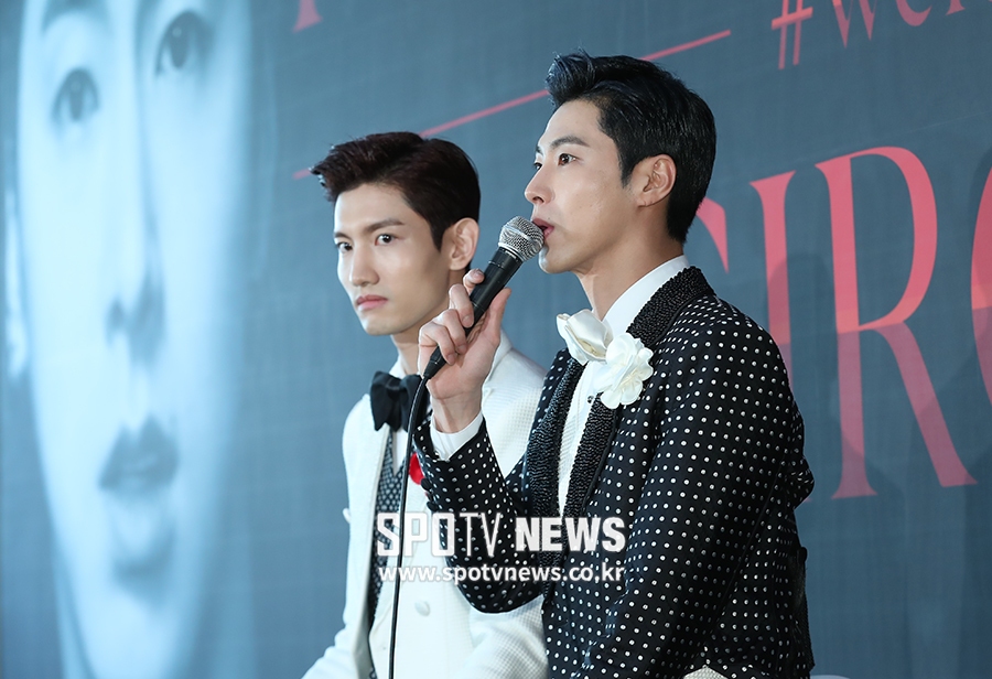 [포토S] 기자회견 하는 동방신기