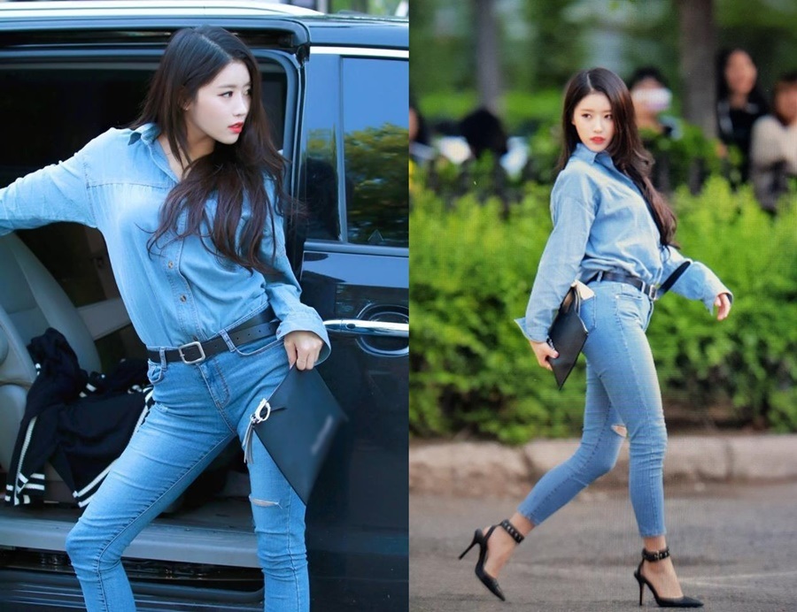 "흥이 뿜뿜"…러블리즈 미주, 이 구역의 '출근길 지배자'
