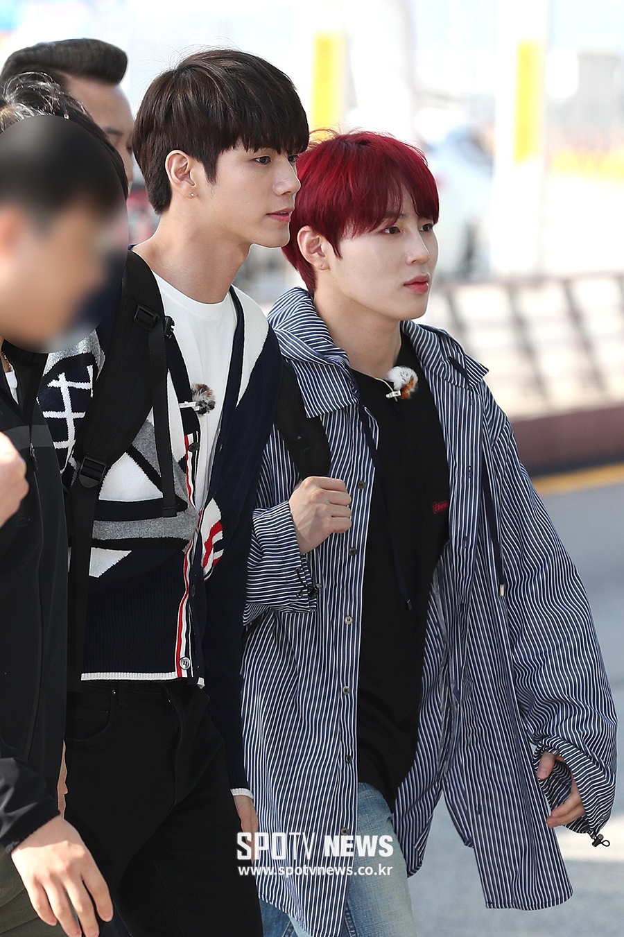 [포토S] 옹성우-하성운, 인천공항 들썩이게 만드는 비주얼