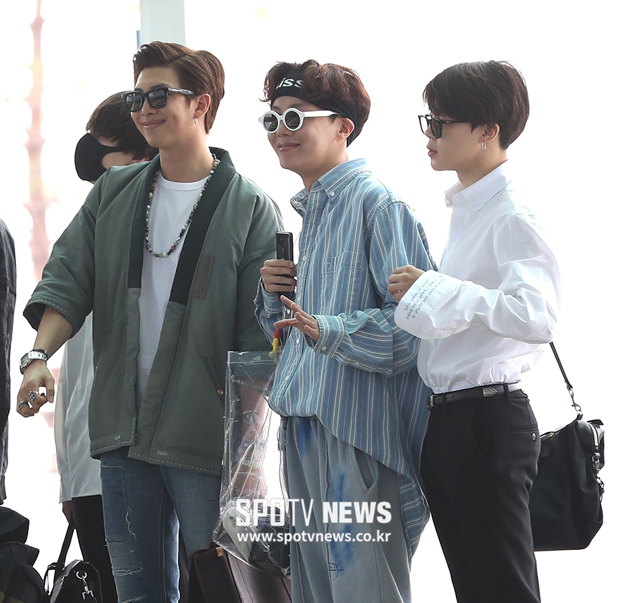 [포토S] RM-제이홉-지민, '빌보드 뮤직 어워드 가요~'