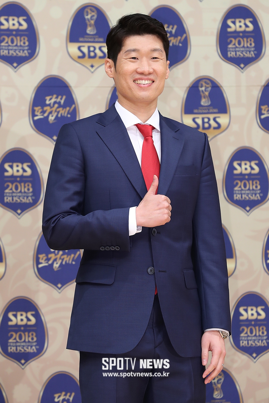 [포토S] 박지성, '러시아 월드컵 해설로 만나요'