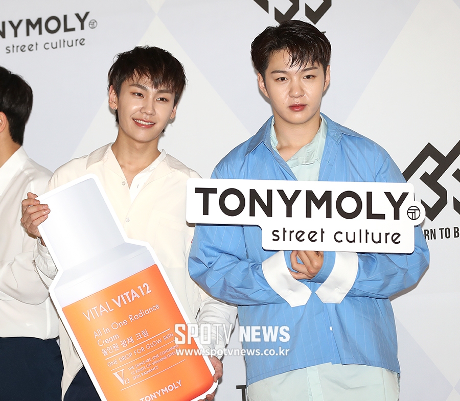 [포토S] 비투비 정일훈-이창섭, '피부는 소중하니까요'